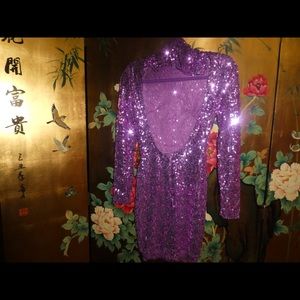 Sparkly fashion nova mini dress